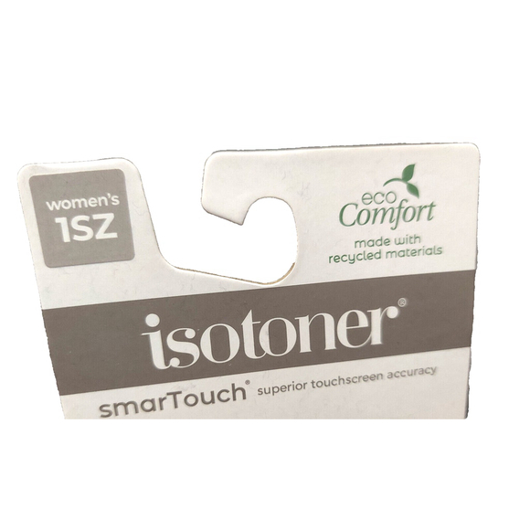 Isotoner Signature Black Chenille Cable-Knit Gloves Sz One Size NWT - Picture 10 of 11